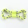 A toy twisted of rubber and rope "Putness", 19.5 cm, light green