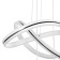 Lamp with the PDU "Mona" LED 170W 3000-6000K White 49x49x19-119 cm