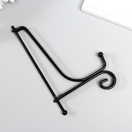 Metal plates 15x9.5 cm, black "patterned" for plates d = 15-18 cm-2