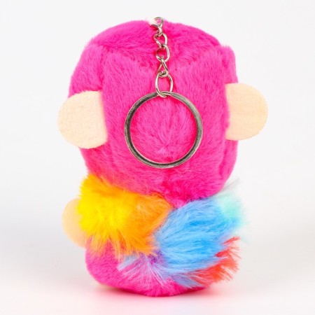 Soft toy "lemur" on a key fob, 10 cm, color mix-4