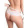 Erotic panties Erolata Agnes, lace, white color, size 42-44
