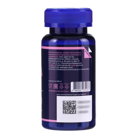 Blueberry complex with vitamins A+E GLS to improve vision, 60 capsules of 400 mg-1