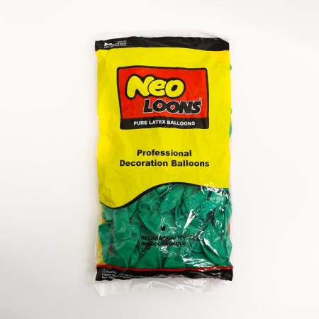 Latex ball 10 ", standard, set 100 pcs., Green color-1
