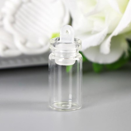 Decor for creativity Glass "Jars with a cork with a loop", 1.5 ml, 2.2x1.1x1.1 cm
