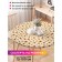 The tablecloth “Sunflow”, round, oxford, elastic band, size 120x120 cm, diameter 75-100 cm
