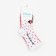 Set of socks "Minnie", Minnie Mouse 2 pairs, red/white color, 18-20 cm