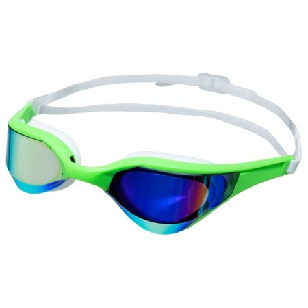 ATEMI N604M swimming glasses, silicone, lightning color