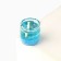 Gel candle in a glass Winter is.. "New Year's miracles", without aroma, a strict-layer, 2.5 x 2.5 x 2.5 cm