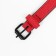 A collar with a remote ring "Mona", 42 x 2 cm, scarlet