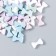 Decor for creativity Plastic "Bow" set 60 pcs matte mix 0.4x0.8 cm