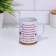 Sublimation mug "beloved mother" rose, with application
