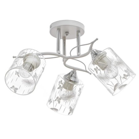 Chandelier gallop 880531 3x60W E27 white matte/chrome-1