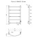True towel "Trubor" PEK SP 5, 800 x 500 mm, 32 mm