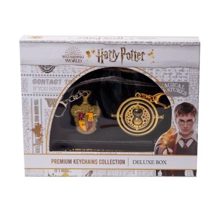 Set of metal key fobs Harry Potter, 6 items, mix-1