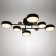 Causteen with PDU 2296/6BK LED 144W 3000-6000K Black 80x59x14 cm Bayerlux