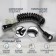 Shower hose Zein Z52PS, for a hygienic shower, 25-150 cm, layer. nuts and sleeve, black 975496