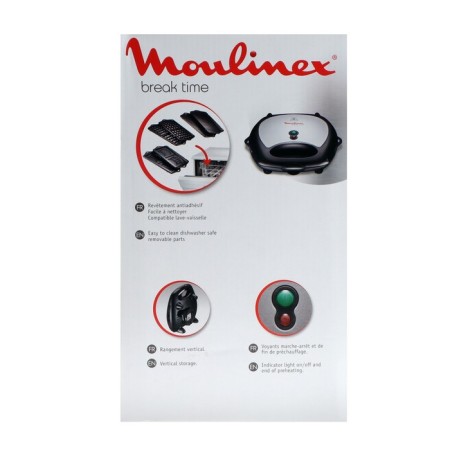 Sentwitz Moulinex SW611812, 700 W, anti-stick coating, black-silver-6