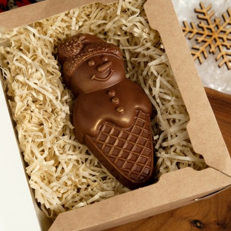 Chocolate figure of a snowman, 80 g-1