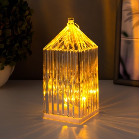 Spinning night "LED" LED from 3XAG13 batteries 6.5x6.5x14.5 cm Risalux-3