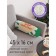 Pillow Golk "New Year's congratulations, decorative, size 16x45 cm