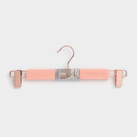 Rose Gold's trousers and skirts, covered with velvet, size 33x3x12 cm-4