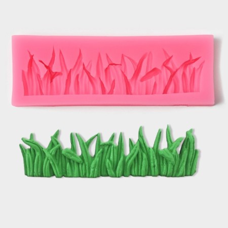Mold "Weed", silicone, 12 × 4 cm, color mix
