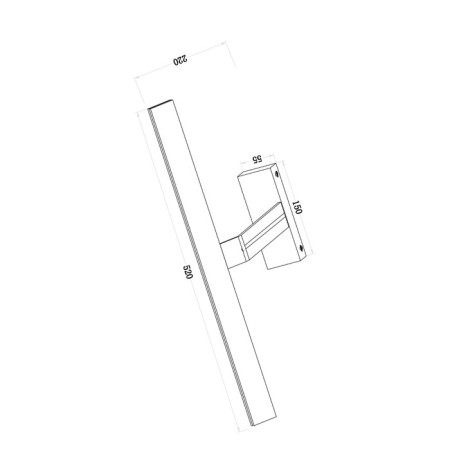 Maytoni MIR010WL-L12W4K, 1XLED, 12W, 22x52x5.5 cm, 800lm, white color, white-5