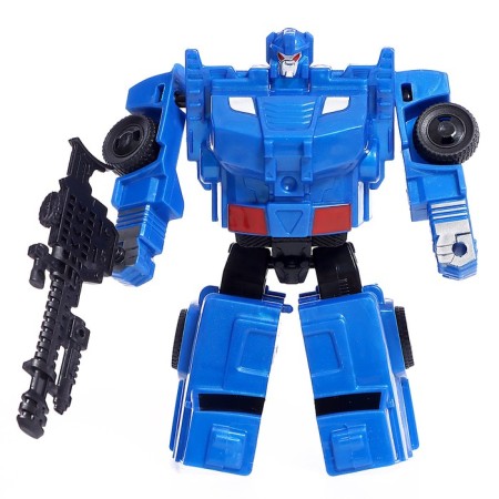 Set of robots "warriors", transformed-7