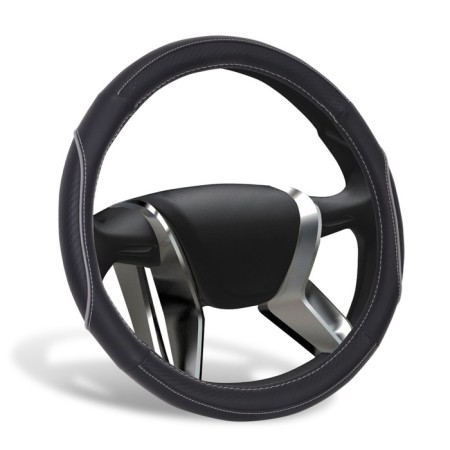 Braid Azard Sigma, eco-leather, carbon inserts under a grip with gray edging, rr m, black