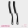 Brush for cleaning narrow places of the share, 23 × 2 cm, 2 pcs, black color