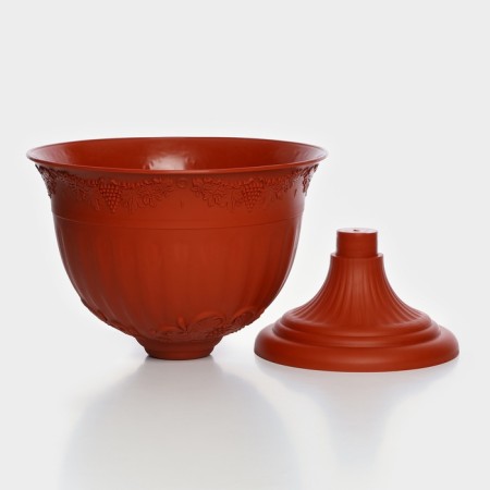 Street Kashpo "Angara", 12 l, terracotta color-4