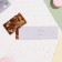 Invitation "universal" beige-brown background, 12 x 8 cm