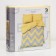 Bed linen Ethel 2 joint venture "Yellow Chevron" 175x215, 200x220, 70x70-2 pcs