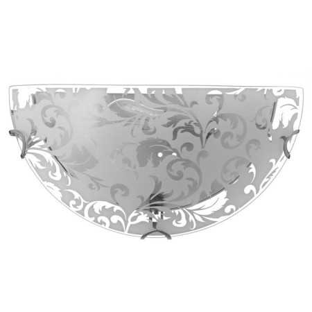 Lamp "Firebird" Mollir., 1x60W E27, chrome, d = 30 cm, h = 5.5 cm