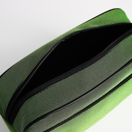 Lightning cosmetic bag, green color-2