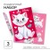 Chancellery set, notebook A6, pen, stickers, cats aristocrats