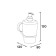 Liquid soap dispenser Simple506