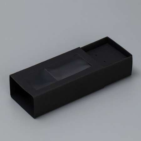 Jewelry box, packaging, “black”, 10 x 5 x 3 cm-4