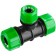 The T-shaped tee, for hoses 3/4 "(19 mm)-1/2" (12 mm)-3/4 "(19 mm), cane, plastic