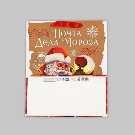 Laminated vertical packet "Mail Santa Claus", ML 23 x 27 x 11.5 cm, New Year-5