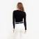 Women's longliva Minaku: Basic Line Black Color, Rr. 44