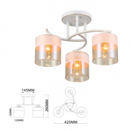 Constancia 9081-303 3he27 40W chandelier-3