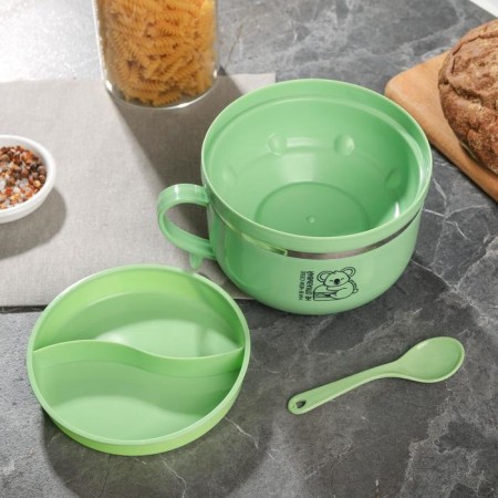 Thermo lunch box with a spoon “Don't deny yourself anything”, 1200 ml-1