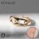 Ring "Bulavka" trend, color gold, dimensionless