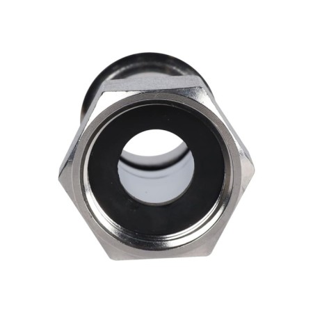 Adapter Rommer RSS-0026-000281, VPR-BR, D = 28 mm X 1 ", press, uniform nut, stainless steel. Steel-2