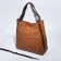 Love bag with lightning, brown color