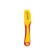 Rexant 12-4937 installer knife, stainless steel, curved blade