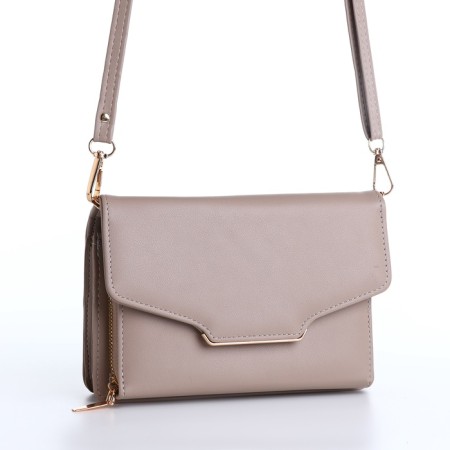 Women's bag with lightning, gray color-3