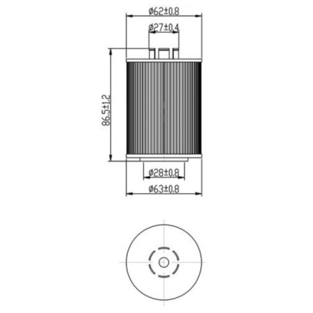 Oil filter Totachi to-1135