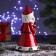 Christmas tree decoration "Santa Claus with a curly beard" 10x19 cm, mix